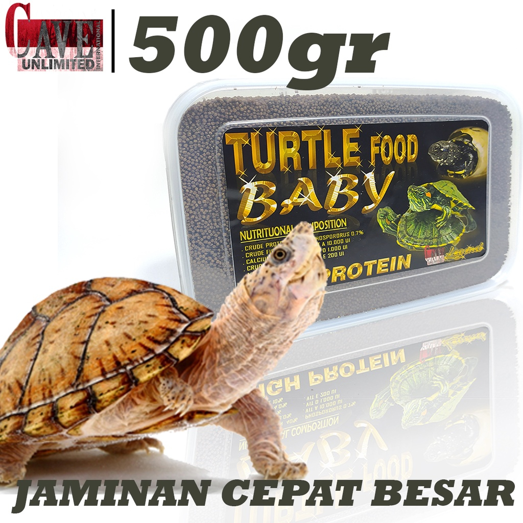 500GR PELET KURA KURA BABY RES BRAZIL PAKAN MAKANAN KURA  AMBON ALIGATOR HI PROTEIN JAMINAN CEPAT BE