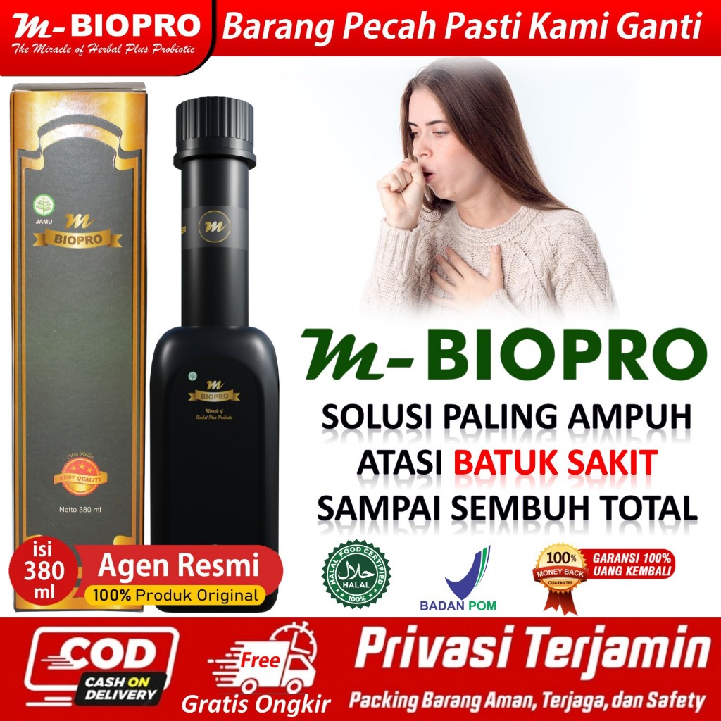 Obat Batuk Paling Ampuh - Obat Batuk Herbal - Obat Batuk Menahun - Obat Batuk Sakit - Mbiopro Herbal