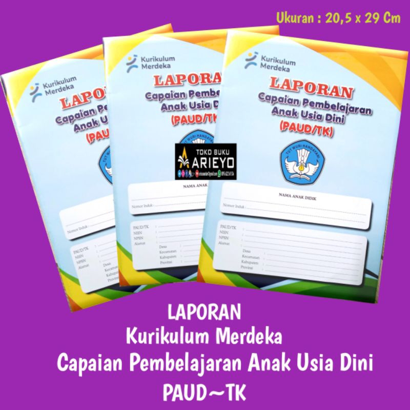 NEW+BUKU RAPORT TK - PAUD | KURIKULUM MERDEKA