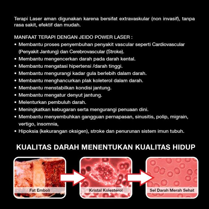 Jeido Power Laser, Jam laser terapi kesehatan-5
