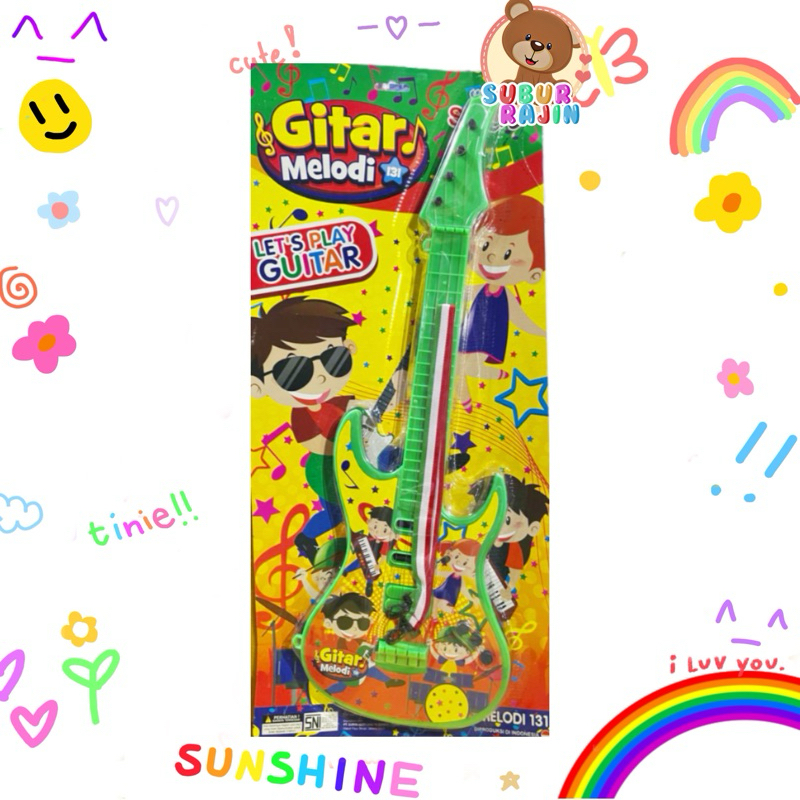 Mainan anak Gitar melodi 131