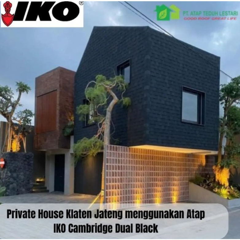 Atap Bitumen IKO Cambridge 30 Ar Ex Canada atap sirap atap aspal shingles