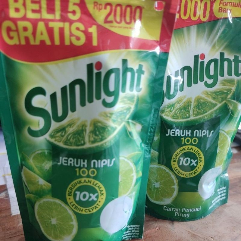 sunlight/sabun cuci piring/cairan pembersih/ cairan pencuci piring/ buat bersihkan piring