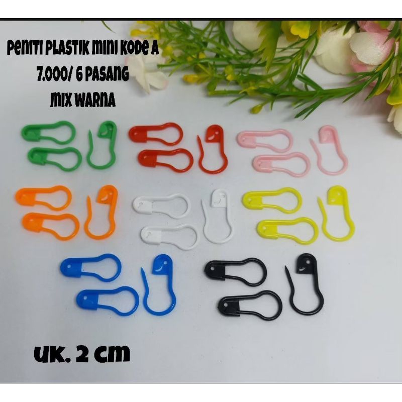 peniti plastik mini | peniti bohlam