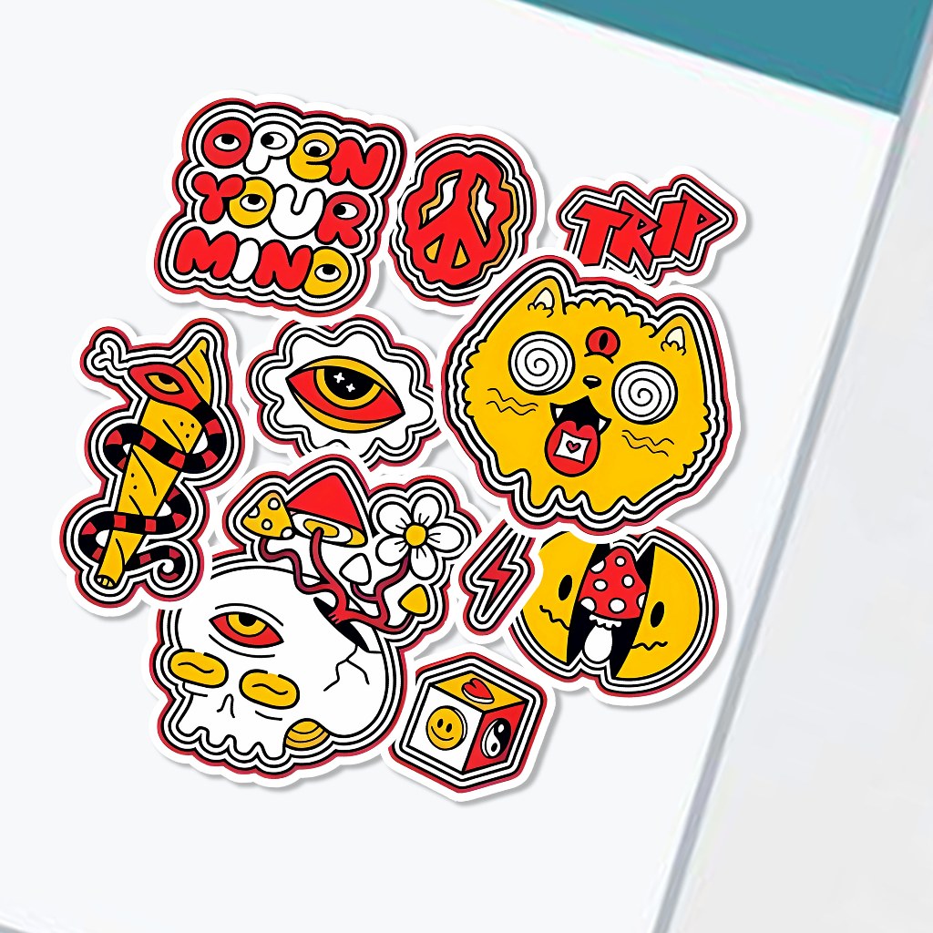 

Sticker Your Mind Aesthetic Stiker Waterproof (10pcs)
