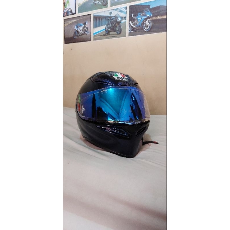 Helm AGV k1 Winter test Original Repaint moonlight blue