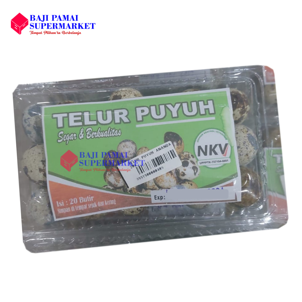 

Telur Puyuh Ananda 20's