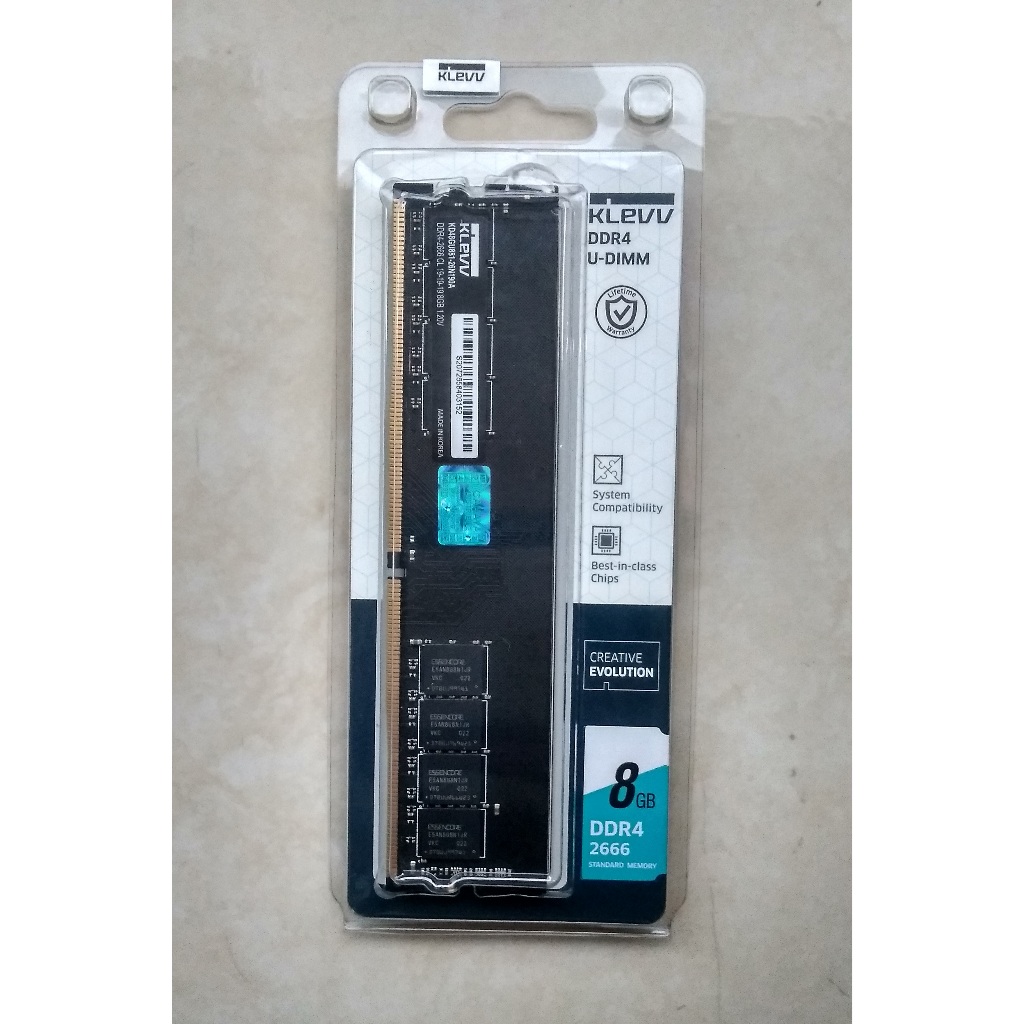 KLEVV DDR4 Value Series PC21300 2666MHZ 8GB (1x8GB)