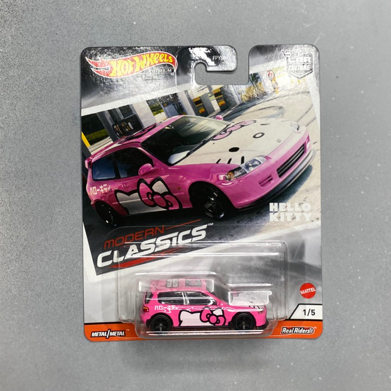 HotWheels Honda Civic EG6 Hello Kitty