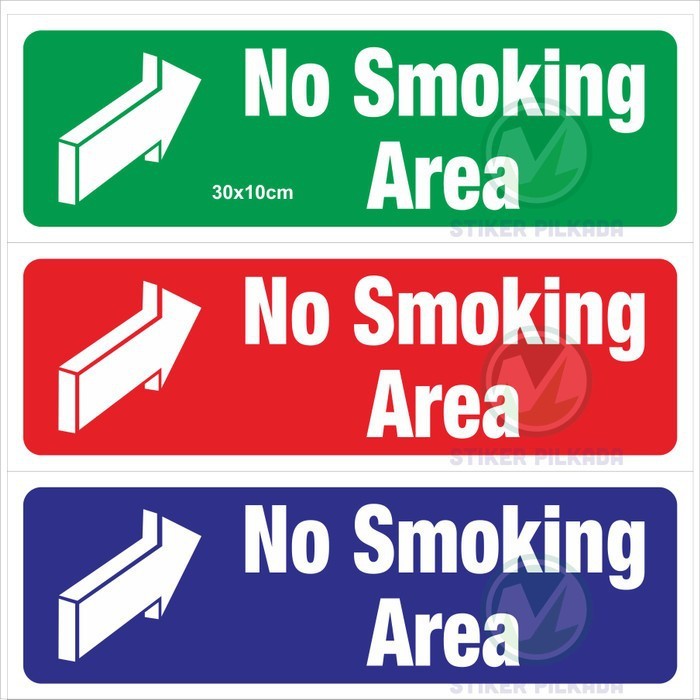 

STIKER VINYL NO SMOKING AREA