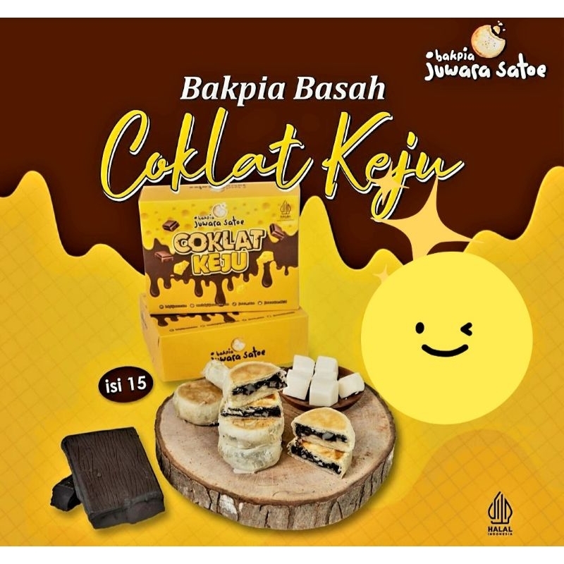 

Bakpia Basah Juwarasatoe rasa Coklat Keju