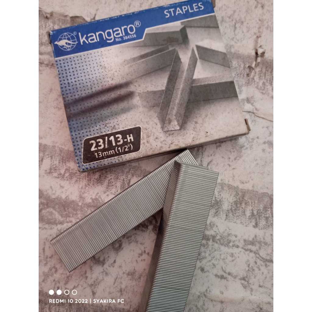 

Isi Staples Kangaro 23/13 ( 1 kotak )