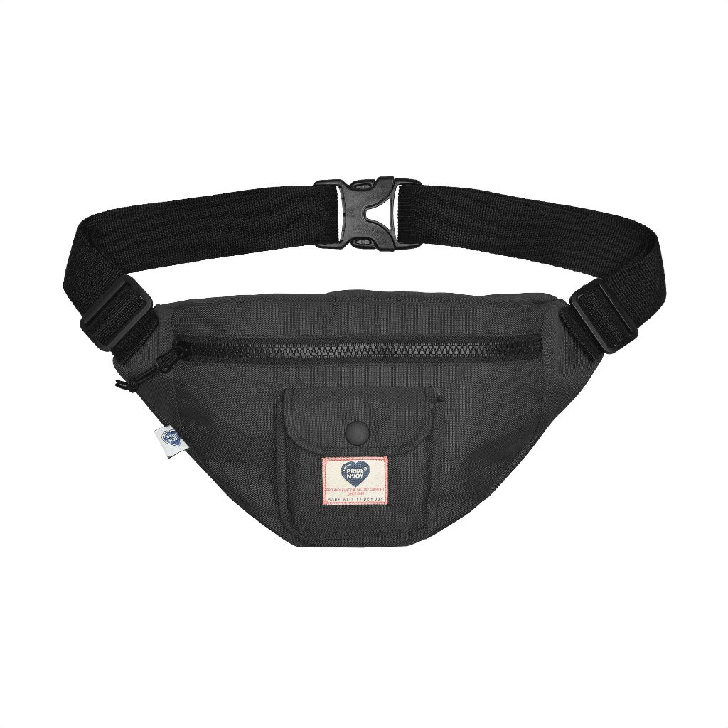 Pride N Joy Vasca Waist Bag Tas Selempang Essential Black