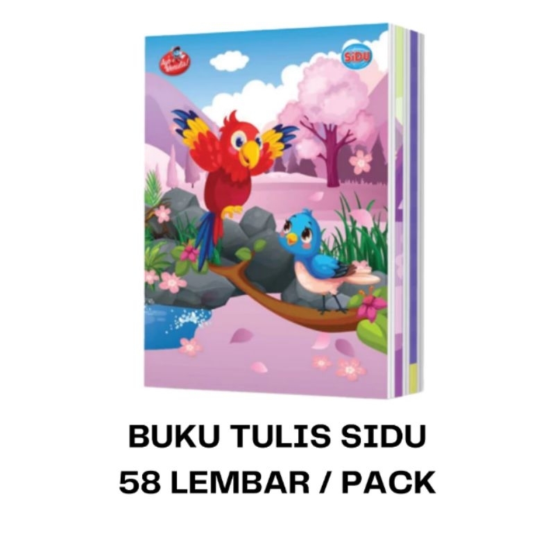 

(1 PACK) Buku Tulis Sinar Dunia / SIDU 58 isi 10 BUKU ukuran Kwarto - Sidu Buku Tulis 58 Lembar