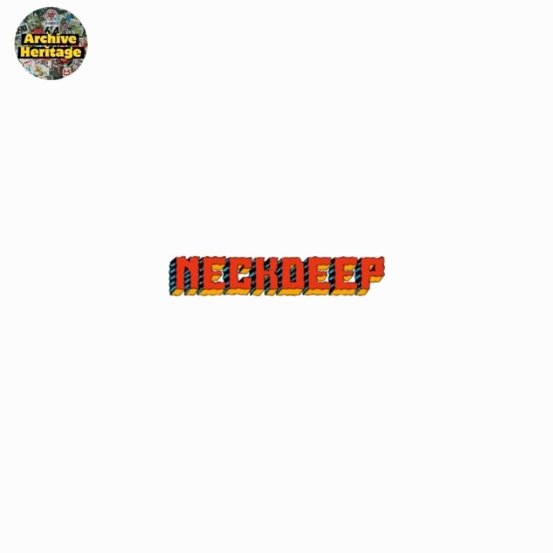 sticker NECK DEEP logo band pop punk rock stiker
