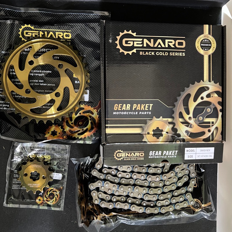 Gear Paket Smash New Gear Set Gearset Rantai GENARO