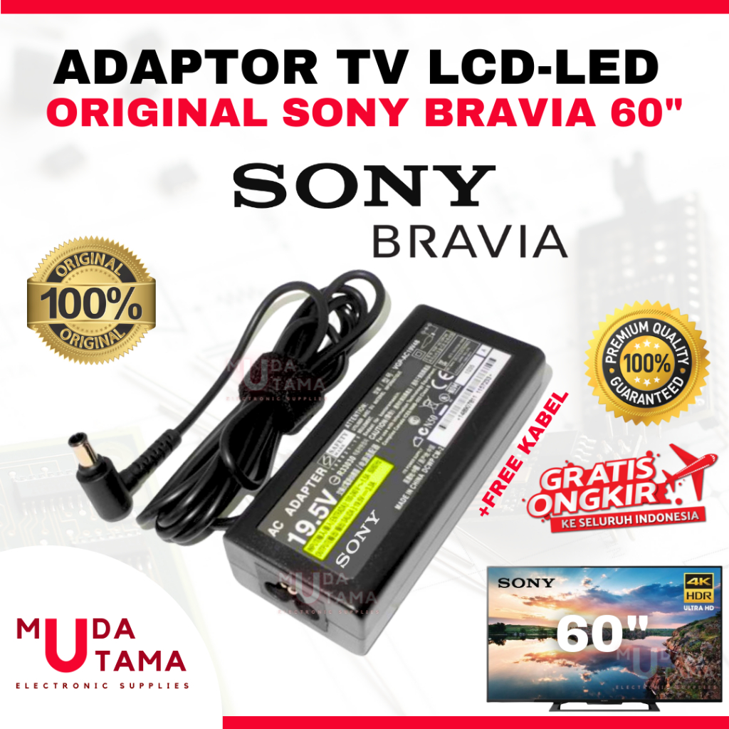 ADAPTOR TV SONY LCD/LED/SMART BRAVIA 60 INCI ORIGINAL - ADAPTOR SONY BRAVIA 60 INCI - ADAPTOR TV LCD