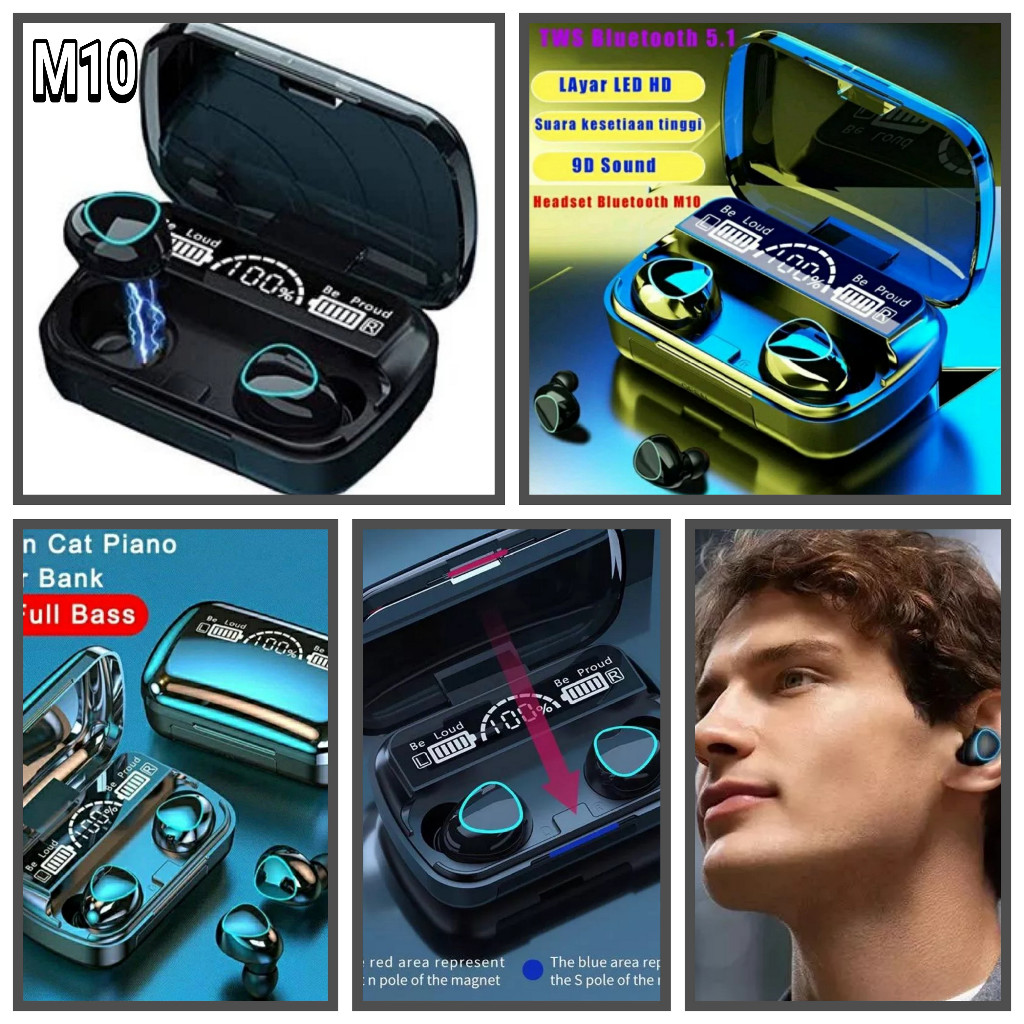 TWS M10 PLUS POWERBANK