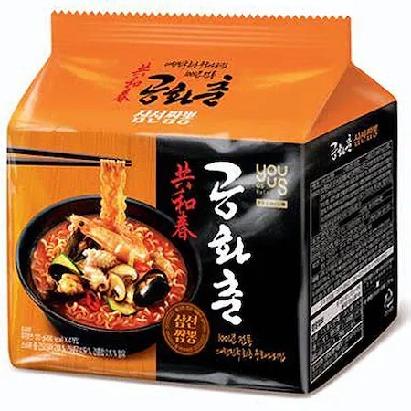 

Youus Gonghwachun Samsun Jjamppong Noodle (120gr@5pcs) 600gr