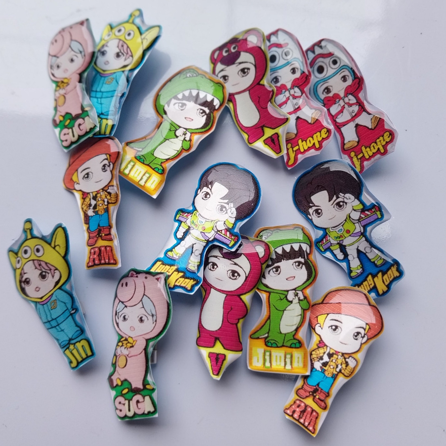 PIN TINY TAN TOY STORY BROS BTS