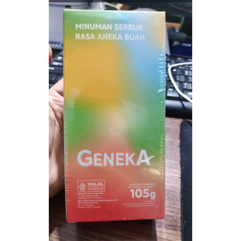 

GENEKA minuman serbuk aneka rasa buah halal