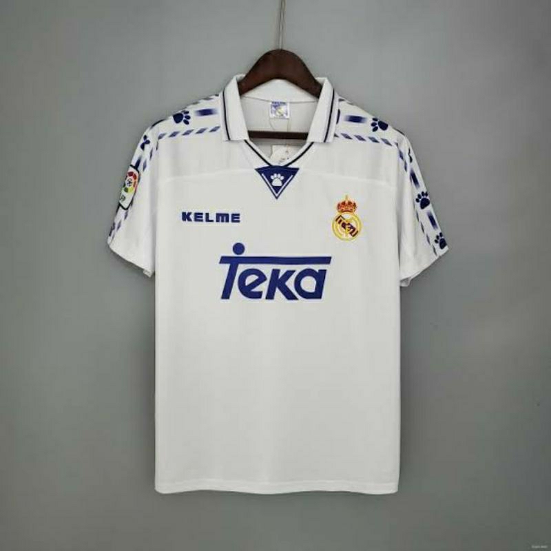 JERSEY RETRO REAL MADRID HOME 1996 1997 VINTAGE