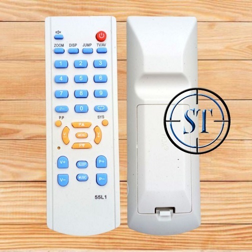 Remote Universal untuk Mesin dan TV China TV WanSonic  W-Com seri 55L1 55L7 8873 Mesin Televisi
