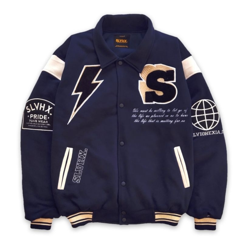 JAKET VARSITY SALVIO HEXIA SOLID ORGNL