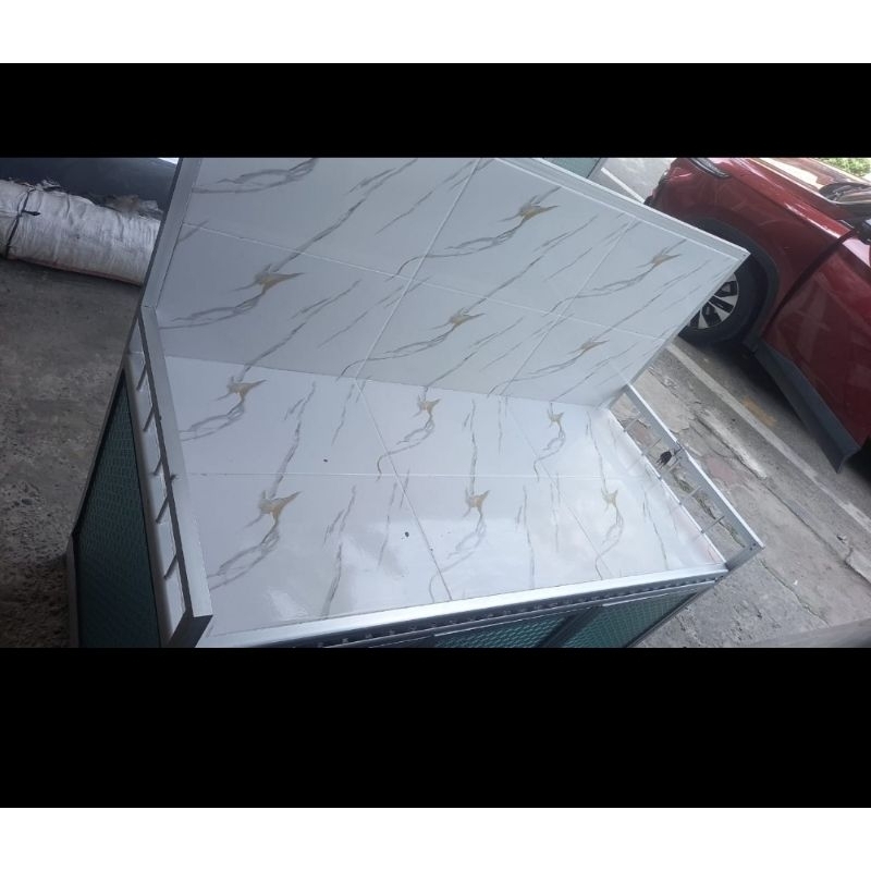 Meja Kompor 3 Tungku Tanpa Sink