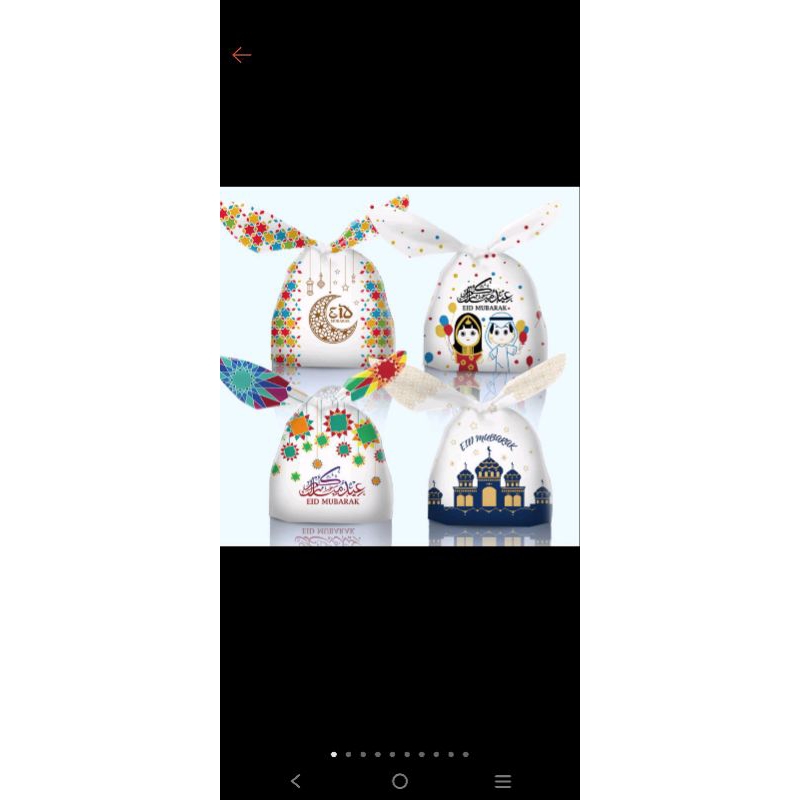 

plastik hampers lebaran .. dikirim motif random