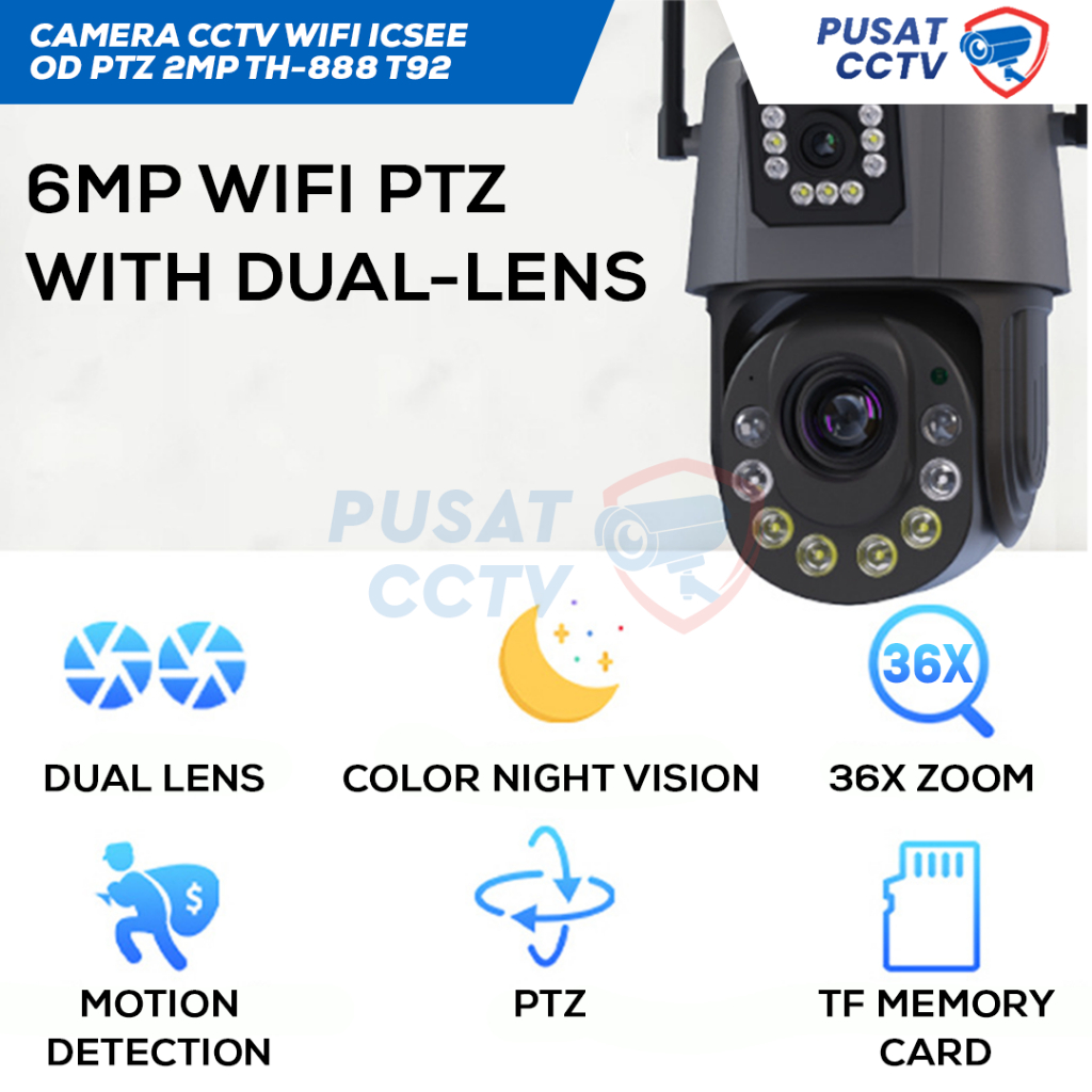 CCTV WIFI CAMERA PTZ 36X ZOOM 8MP || CCTV WIFI SIANG MALAM BERWARNA ZOOM 36X || CCTV WIFI CAMERA APL
