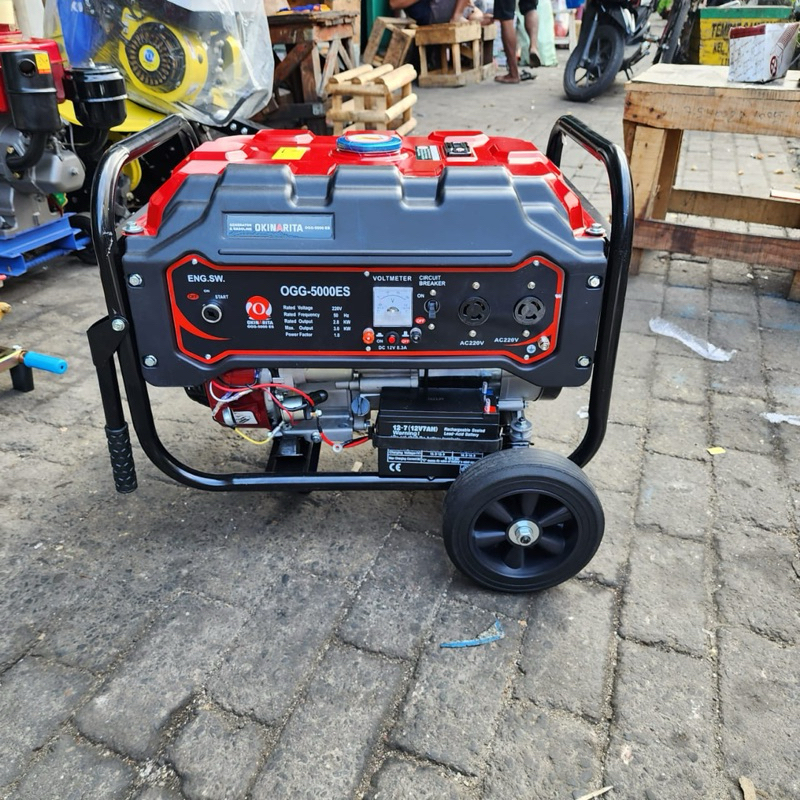 GENSET STARTER BENSIN RANDOM MATRIX / SUMURA / ASAHI / Supra / RAIZENTECK / FMB / OKINARITA / TIGER 
