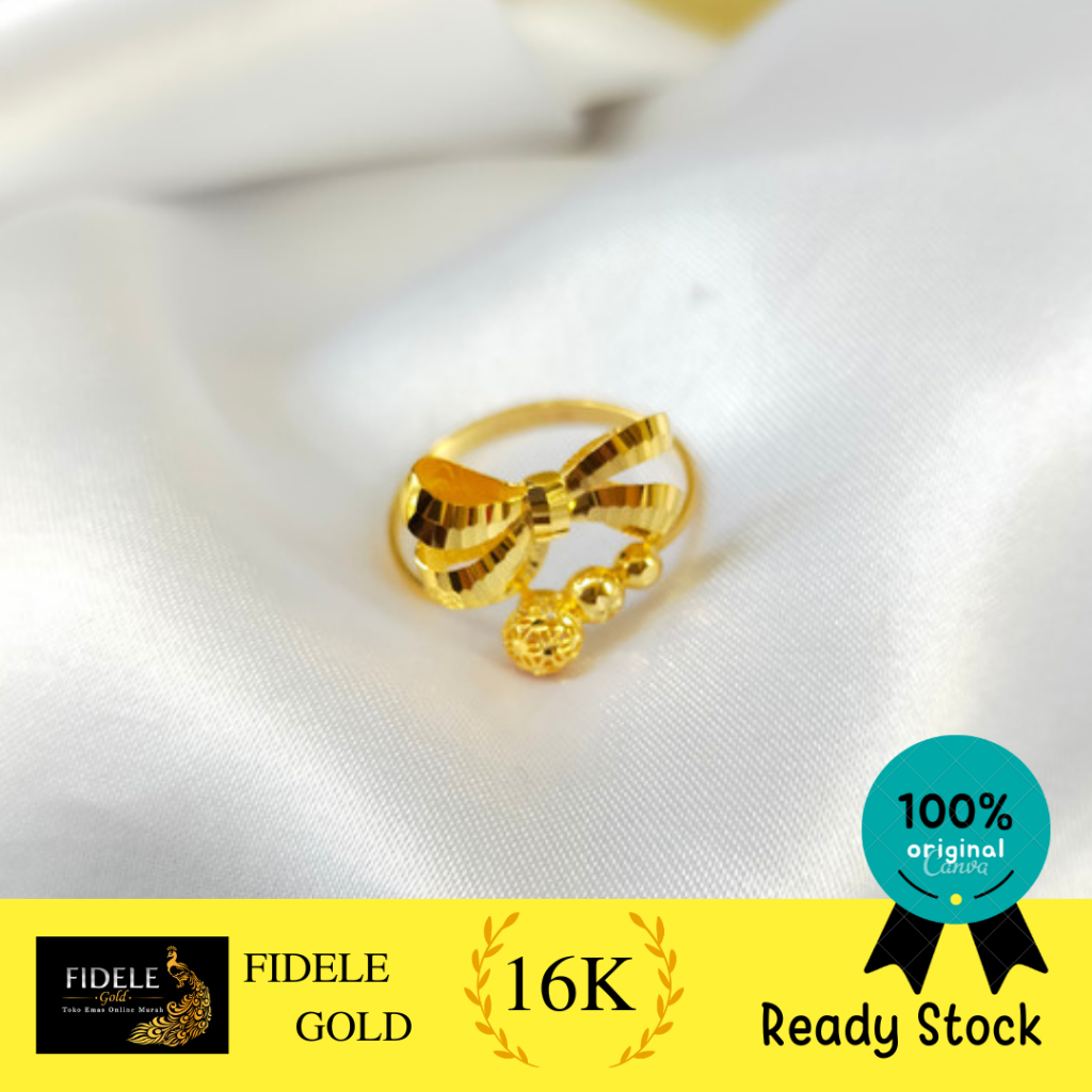 Cincin pita Kendari emas asli panjang ala india emas tua 700