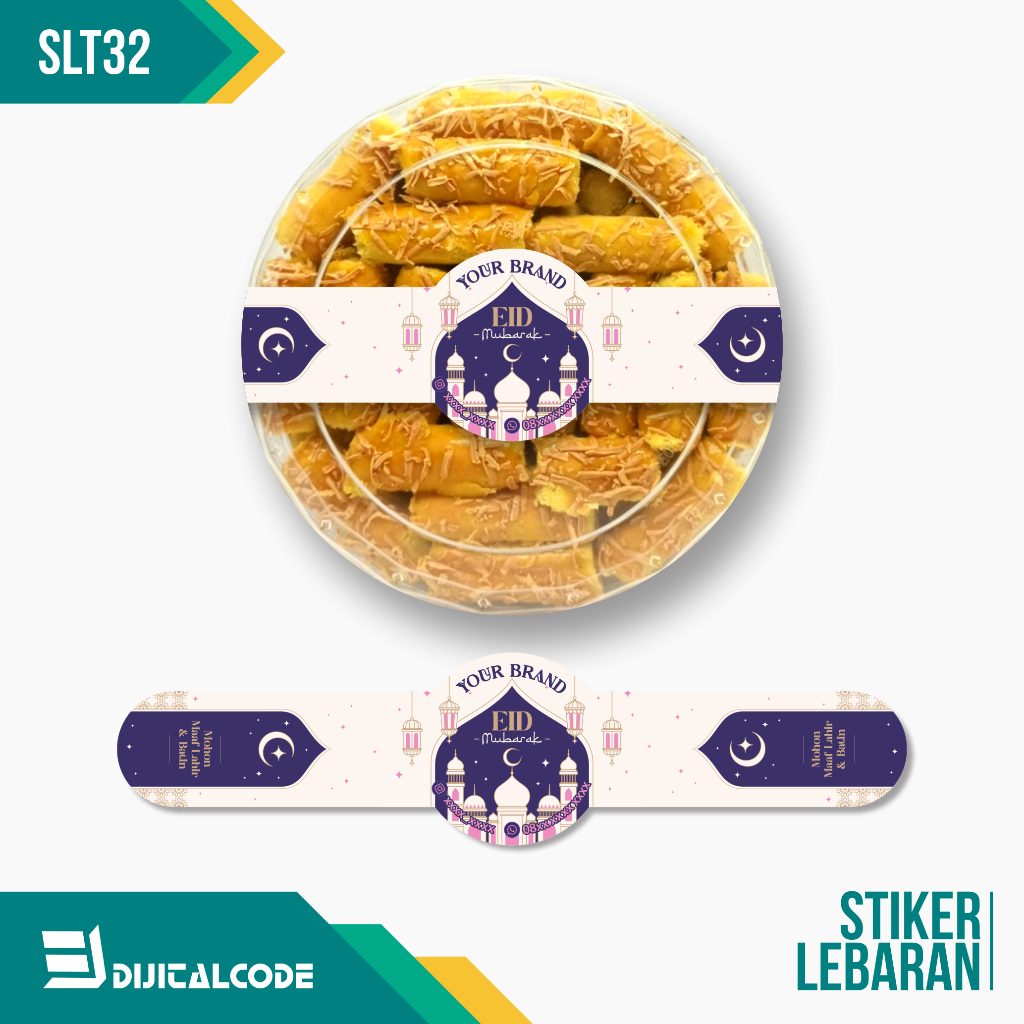 

SLT32 Stiker Label Parcel Segel Toples Kue Lebaran Idul Fitri