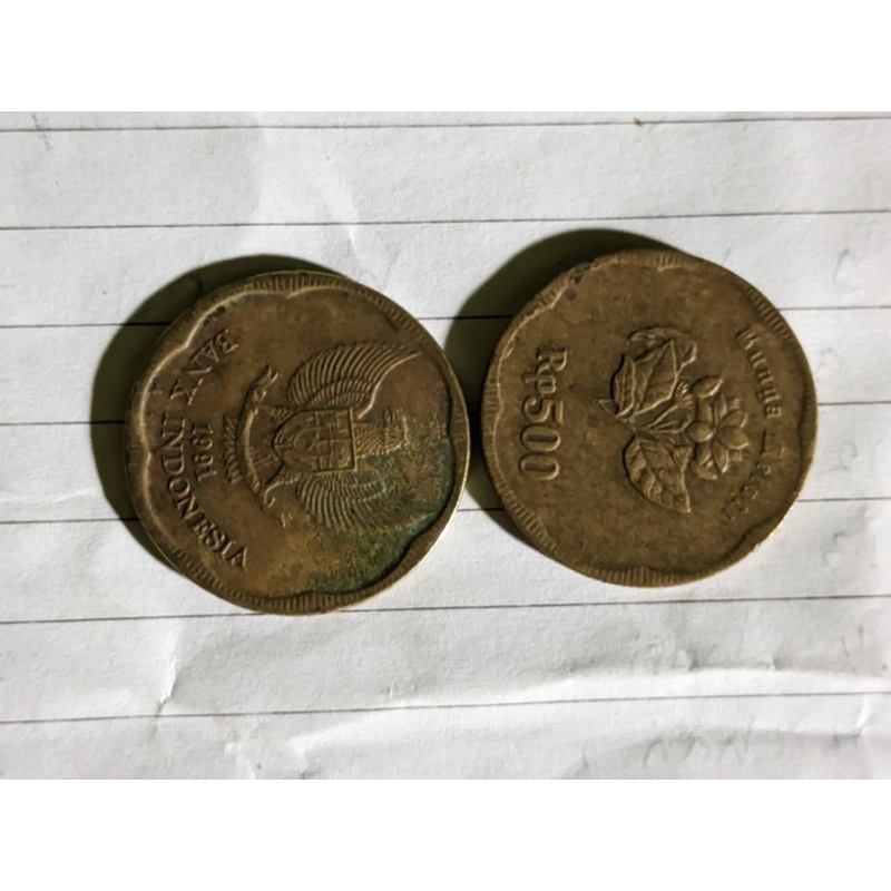 koin 500 rupiah melati 1992