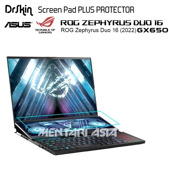 ScreenPad PLUS Protector ASUS ROG Zephyrus Duo 16 GX650 (2022) - DrSkin PREMIUM Clear