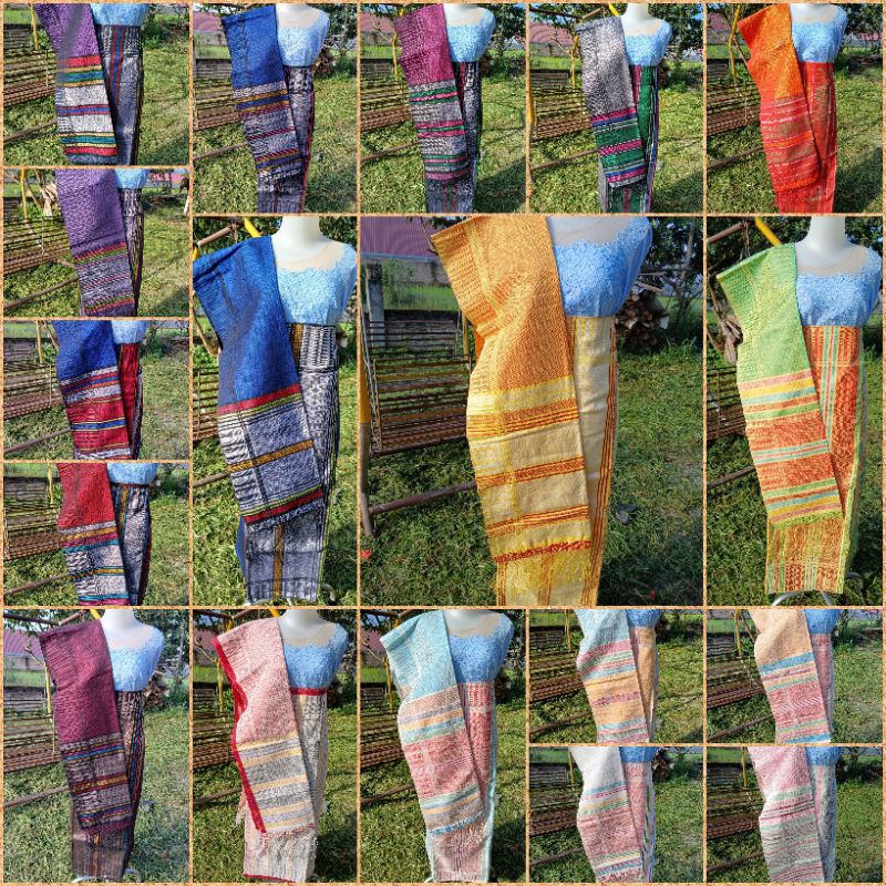 KAIN SONGKET ICCOR MOROR KHAS BATAK TOBA SONGKET MANDAR TENUN TANGAN TARUTUNG BABY PINK SONGKET PENG