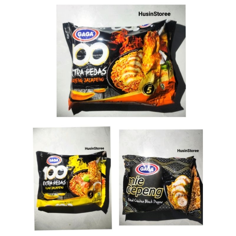 

Mie Gaga 100 Extra Pedas || Mie Gaga Gepeng || Mie Gaga Jalapeno || Mie Viral Halal