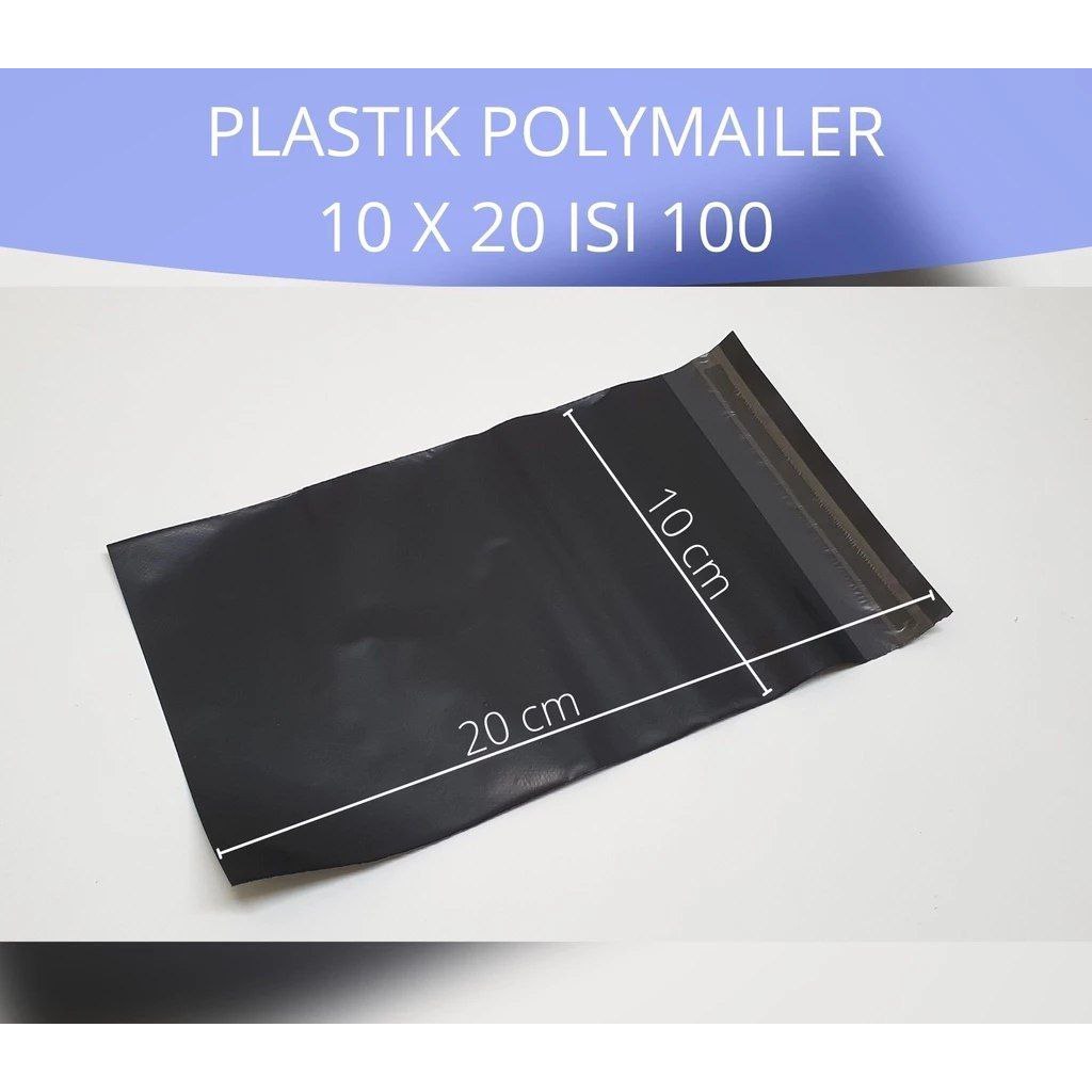 

Polymailer 10 x 20 cm plastik packing lem