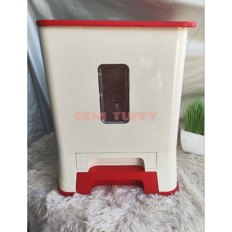Rice Dispenser 10,5kg Tupperware Wadah tempat Beras