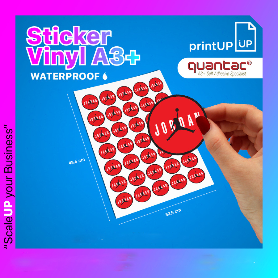 

Cetak Stiker Vinyl A3+ | Print Sticker dan Kiss Cut - Glossy - Doft