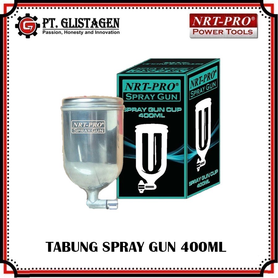 Tabung Spray Gun F100G 400cc Spray Gun Cup Tabung Atas 400ml NRT-PRO