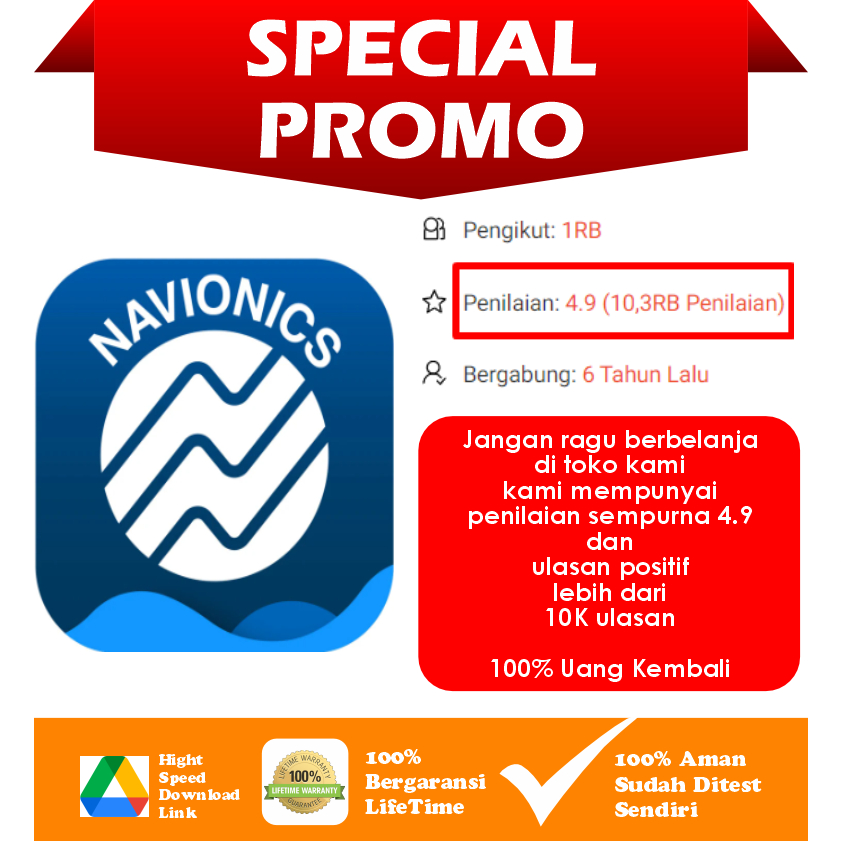 [PROMO BELI 1 GRATIS 1] Navionics Premium No Trial Full Version Lifetime Bergaransi