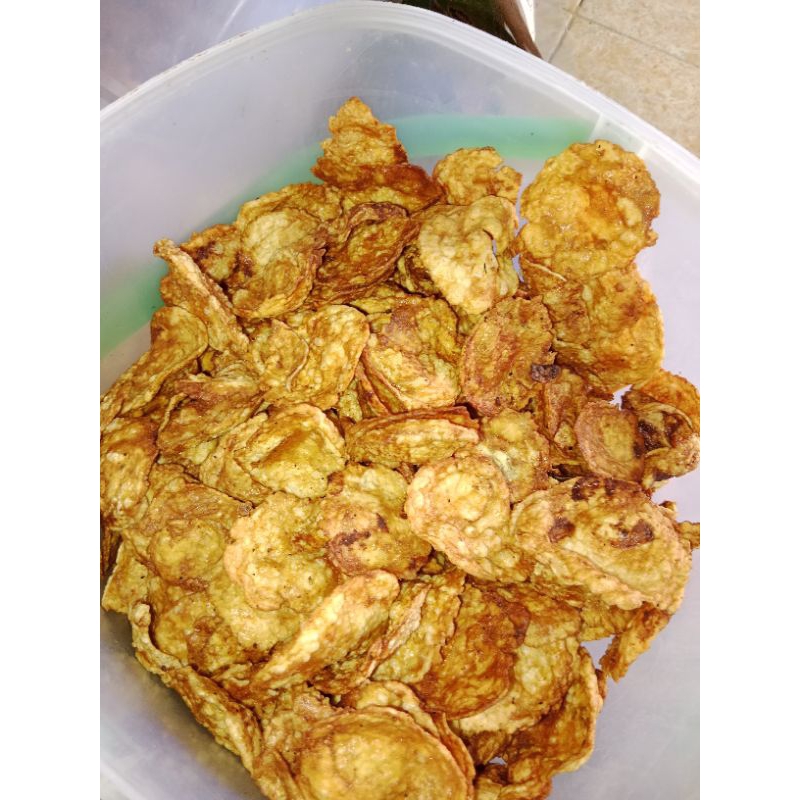 

krupuk melinjo udang tinggal makan