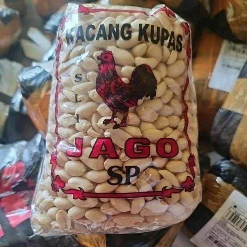 

kacang kupas bersih import 1kg free kardus packing baru