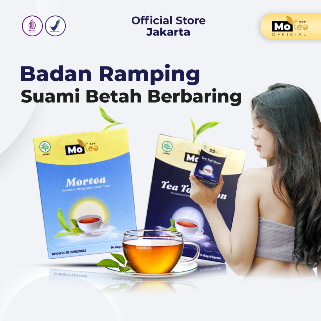 Teh Pelangsing -Teh pelangsing-detox alami Bpom Ampuh Teh Motea