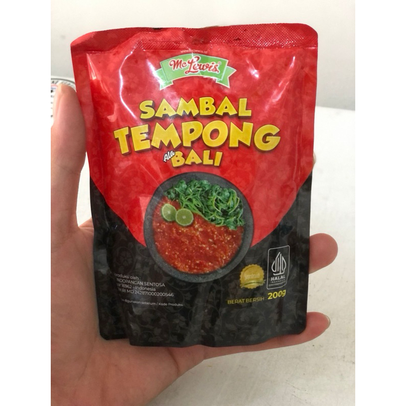 

Mc Lewis Sambal Tempong ala Bali / McLewis Sambel Tempong Bali 200gr