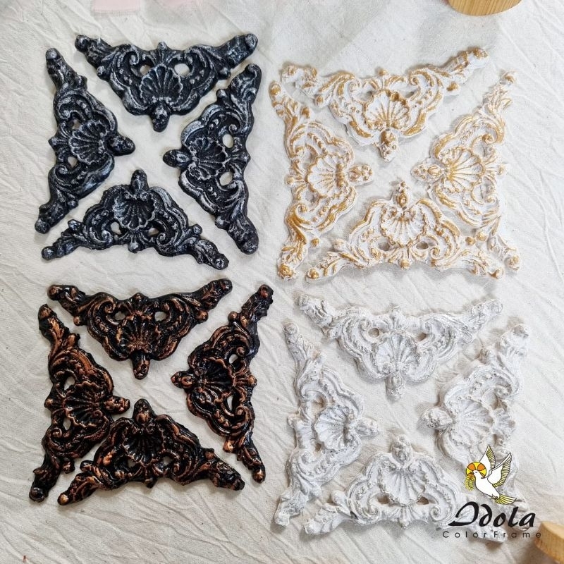IDOLA FRAME - SIKU SUDUT RESIN/SIKU MAHAR/SIKU HANTARAN/SUDUT MAHAR PERNIKAHAN/SUDUT HANTARAN