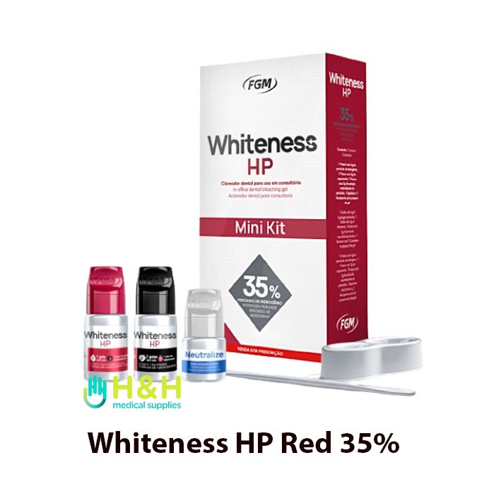 Whiteness HP RED 35% FGM / Bahan Bleaching Gigi / Pemutih Gigi