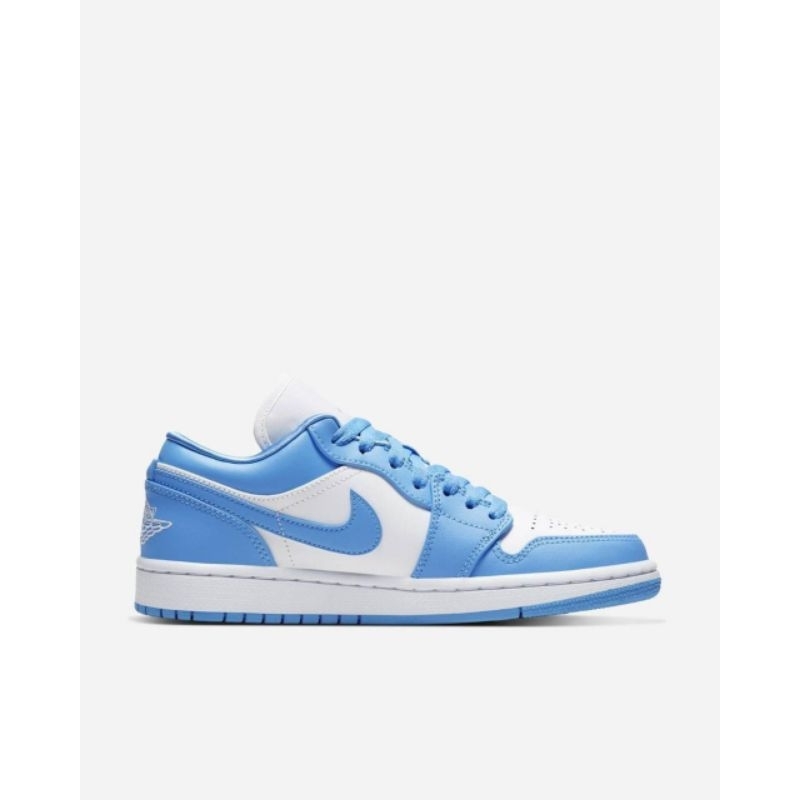 Nike Air Jordan 1 Low Unc University Blue 100% Original